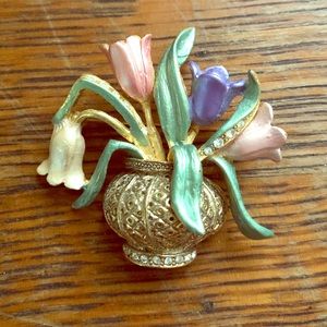 Bouquet Brooch Pin